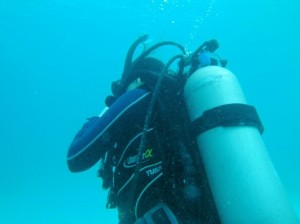 diving